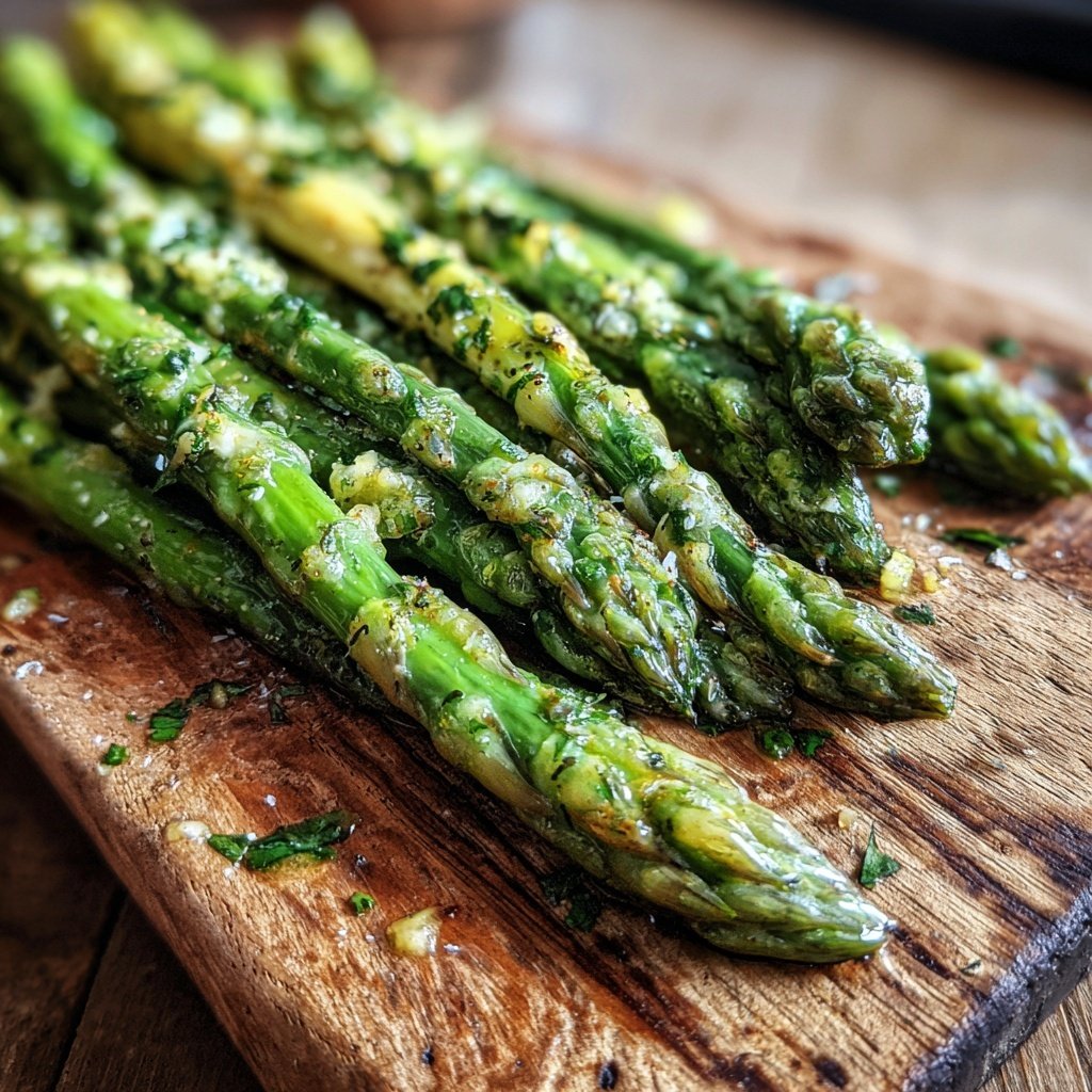 Grüner Spargel Mit Zitronen Butter