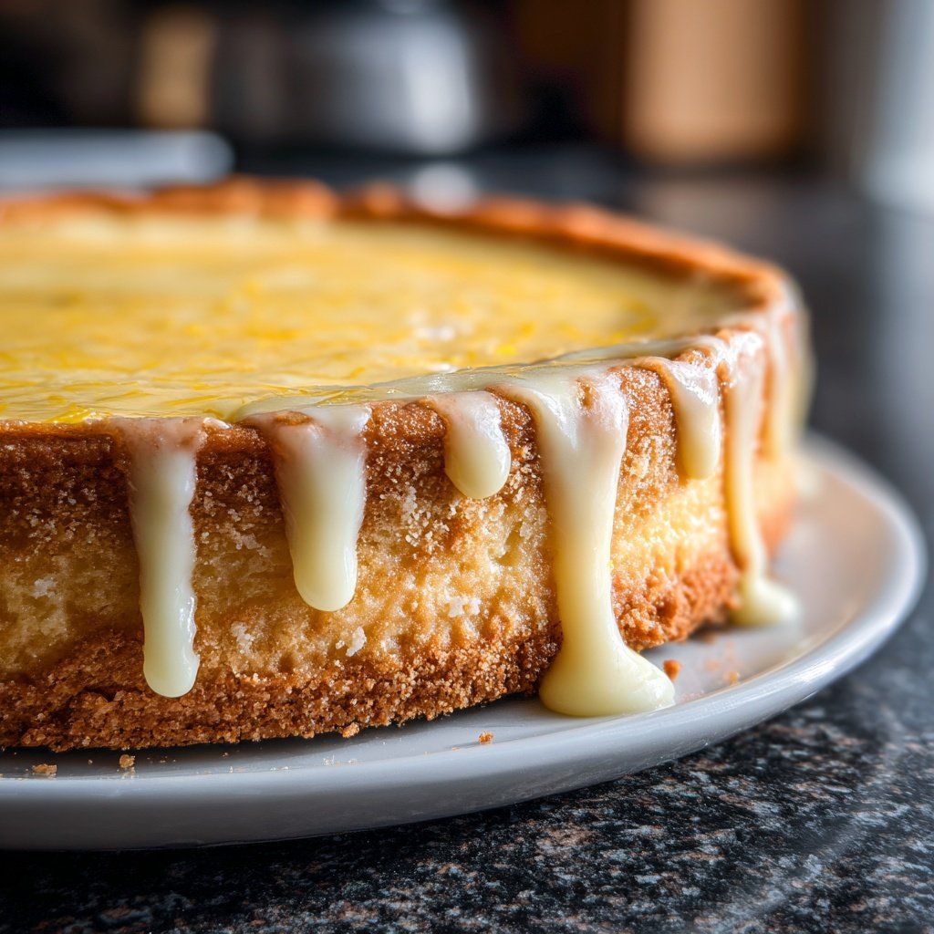 Käsekuchen mit Zitronencreme