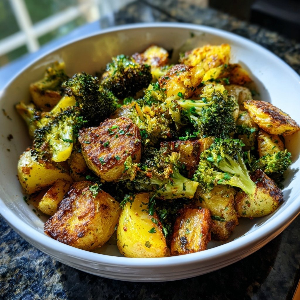 Kartoffel Brokkoli Pfanne Vegan