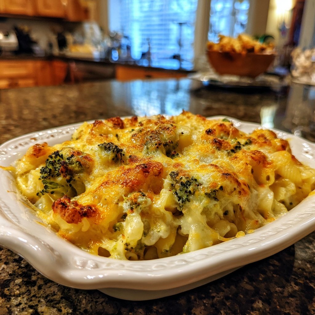 Brokkoli Nudelauflauf Mit Käse