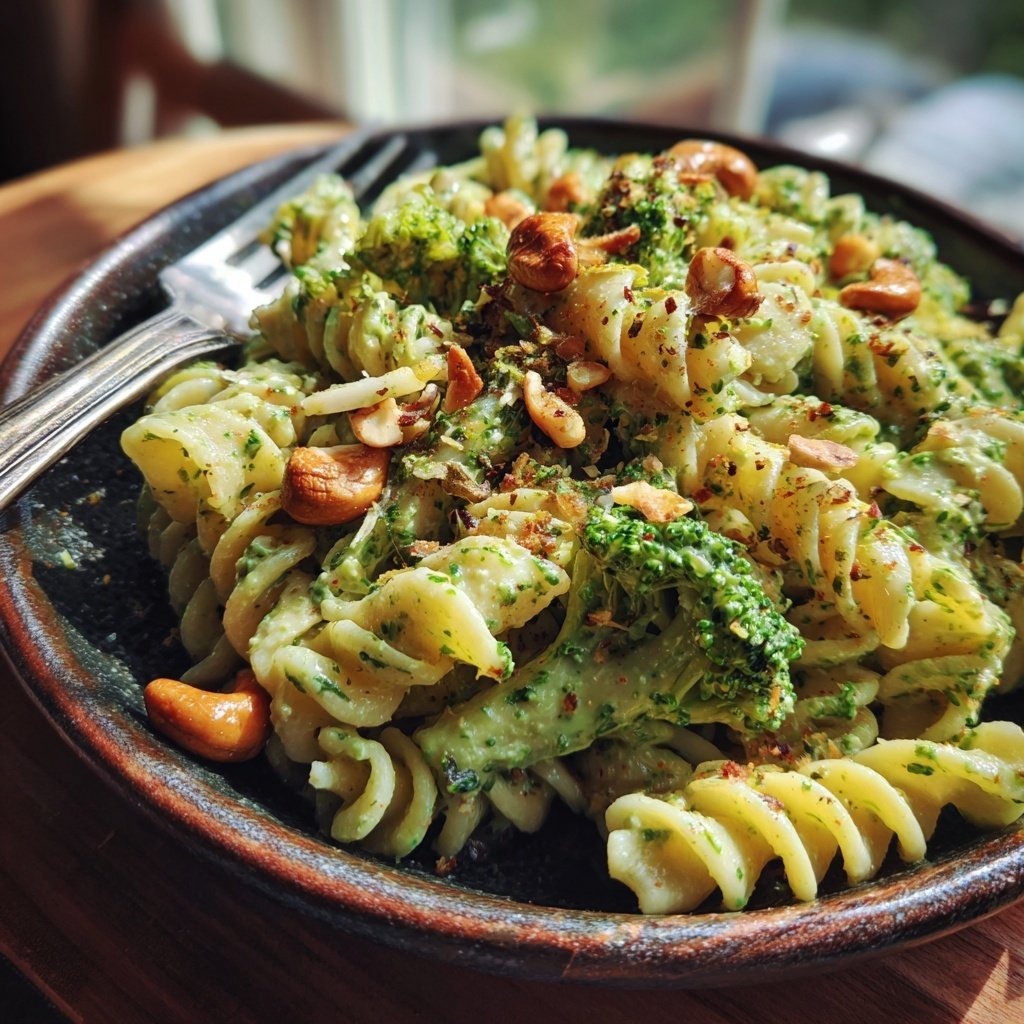 Brokkoli Cashew Pasta