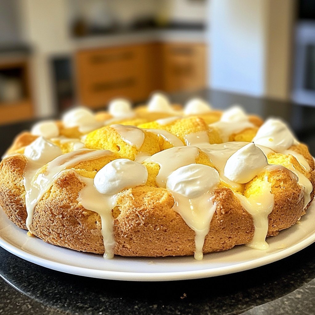 Zitronenkuchen mit Joghurt