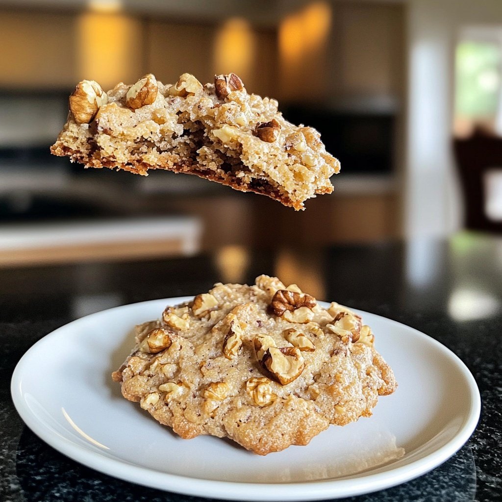 Haferflocken-Walnuss-Plätzchen