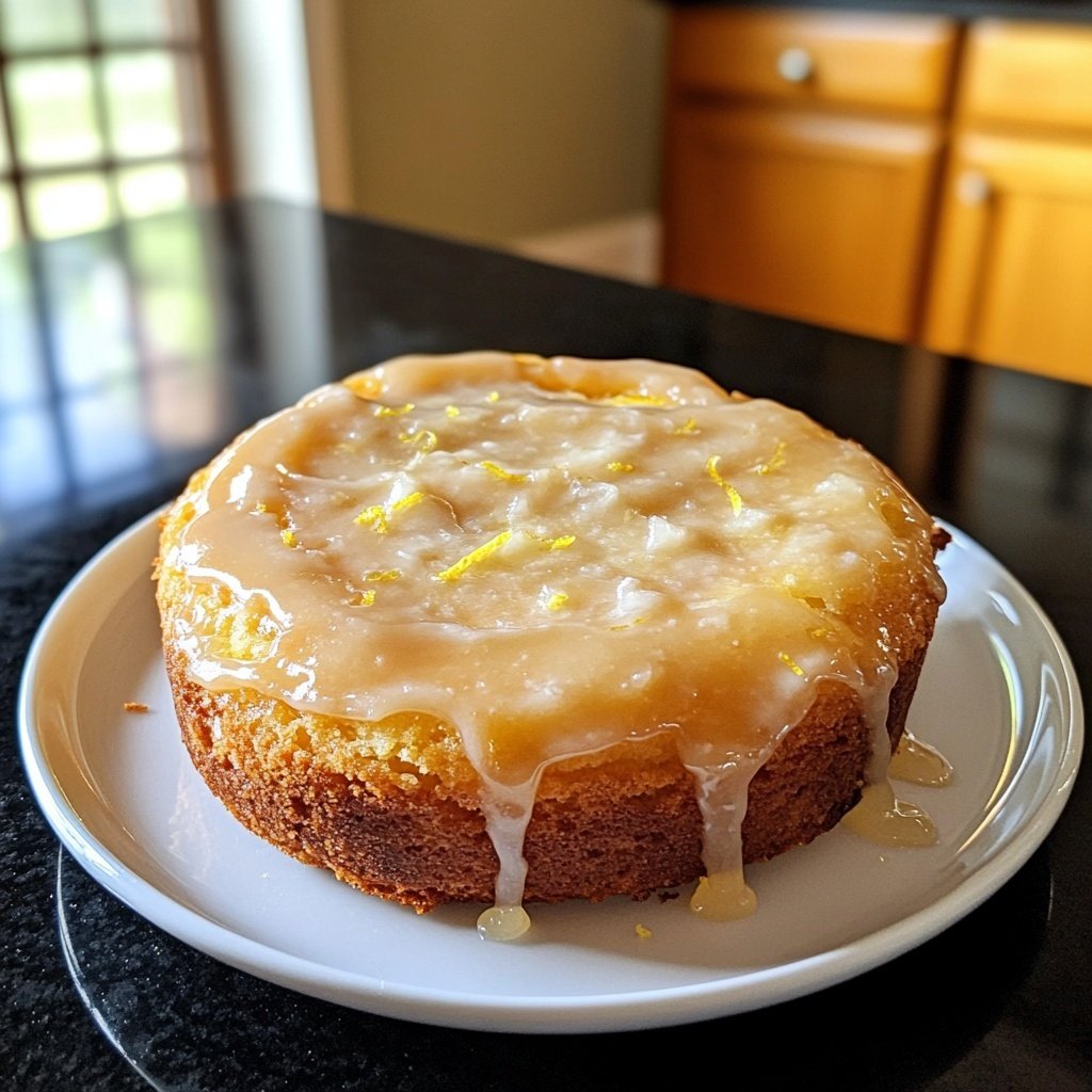 Zitronenkuchen ohne Zucker
