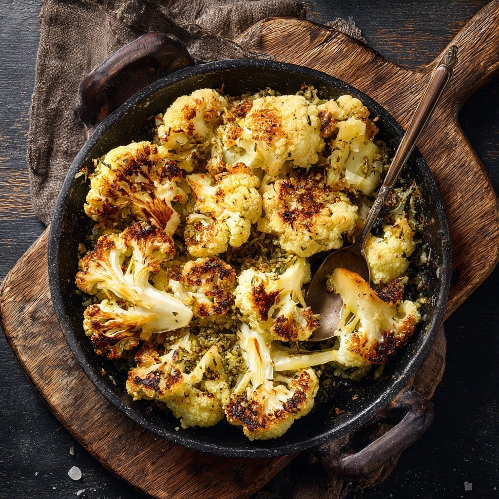 Blumenkohl Pfanne Mit Kreuzkümmel